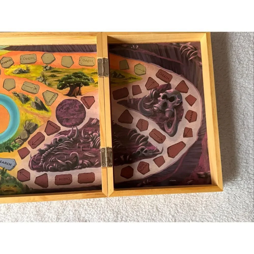 Disney The Lion King Board Game/Wood Retro Edition